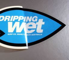 Clear Custom Sticker with White Ink