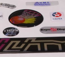 Domed Stickers