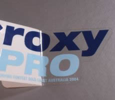 Clear Vinyl Sticker Cut to Shape