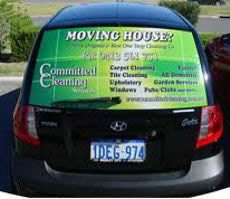 one way vision car van shop window stickers